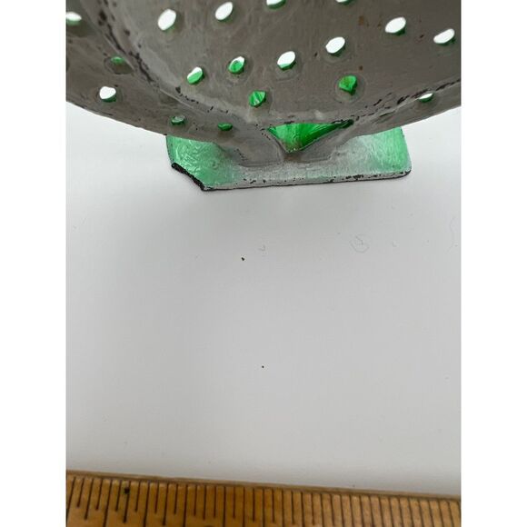 Vintage Green Frog Decorative Garden Ornament Handcrafted Ceramic Toad Figurine - Picture 5 of 7